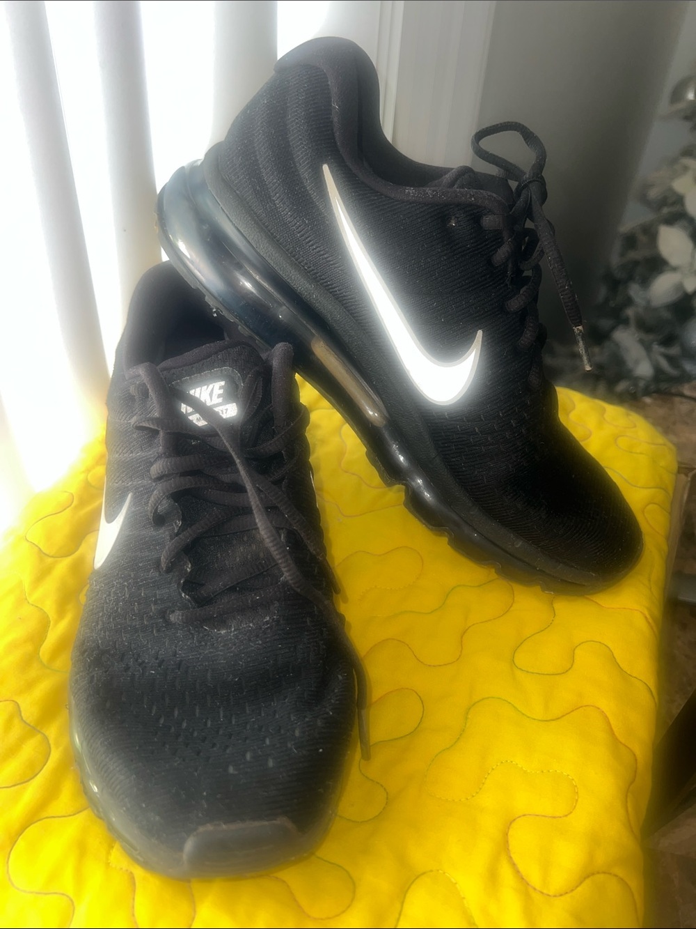 Nike Air Max 2017 Black Anthracite Sneakers 849559-001 Men's Size 7"